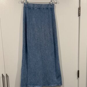 KIKIRIKI denim like pull on skirt